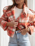 'Eilith' Cropped Plaid Jacket - Celes Fashion